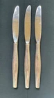 Vintage Gorham Sterling Handle Stardust Pattern 9" Knives ~ Set of 3