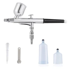 imyyds Airbrush Gun Only, 0.3mm Copper Airbrush Kit Dual-Action Gravity Feed ...