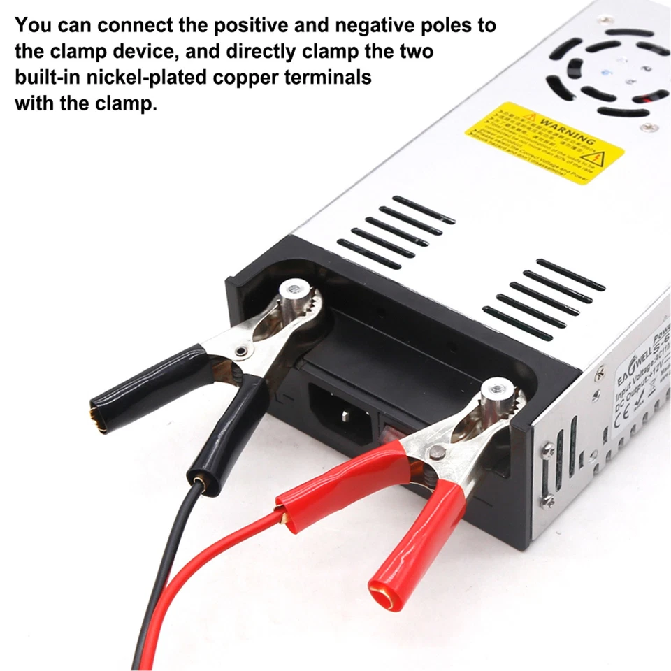 AC 110V To DC 12V 50A 600W Converter Power Supply SMPS Transformer for LED Strip - Image 3 of 4