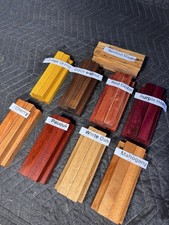 9 Specie Combo Pack, 45 Pen Blanks, Lathe Turning Woodworking. Exotic Domestic.