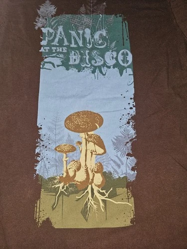 Panic At The Disco Shirt Mushroom Vintage vintage concert t-shirt, vintage, single stitch, B+ condition