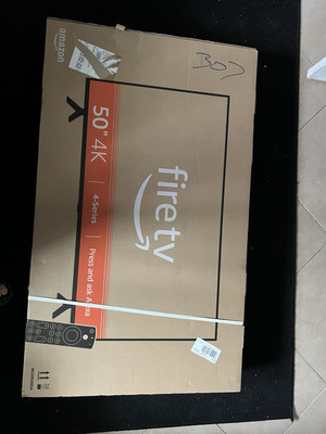 Stream live TV without cable on Amazon Fire TV 50'' 4-Series 4K UHD smart TV