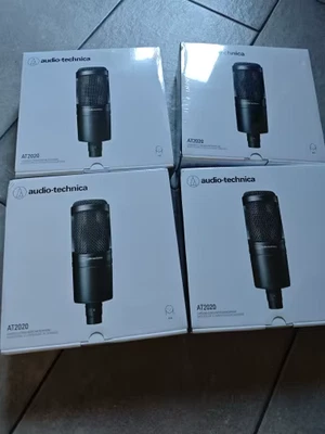 AUDIO-TECHNICA Audio Technica AT-2020 Cardioid Condenser Microphone for Studio - AT2020 XLR