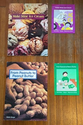 Macmillan Early Science BIG Books lot ICE CREAM Peanut Butter w GUIDE Berger