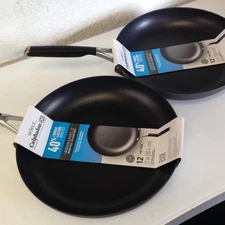 Calphalon AquaShield Nonstick Fry Pan 12 Inch – 2 Pack | Dishwasher & Oven Safe