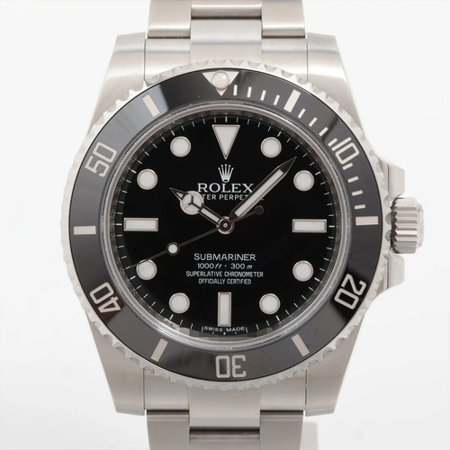Rolex Submariner 114060 SS SS AT black dial 2 Extra Links
