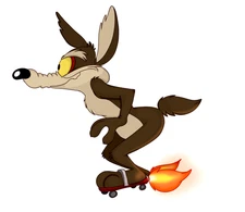 Wile E. Coyote 4 Inch Color Die-Cut Decal Sticker *Free Shipping
