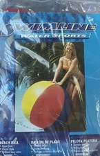 Swimline 46" Inflatable Jumbo Giant Beach & Swimming Pool Ball #9002 NEW SEALED