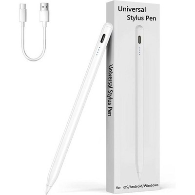 Active Stylus Pen Touchscreen Android Tablet Phone Screen Pen Pencil/ios/- White