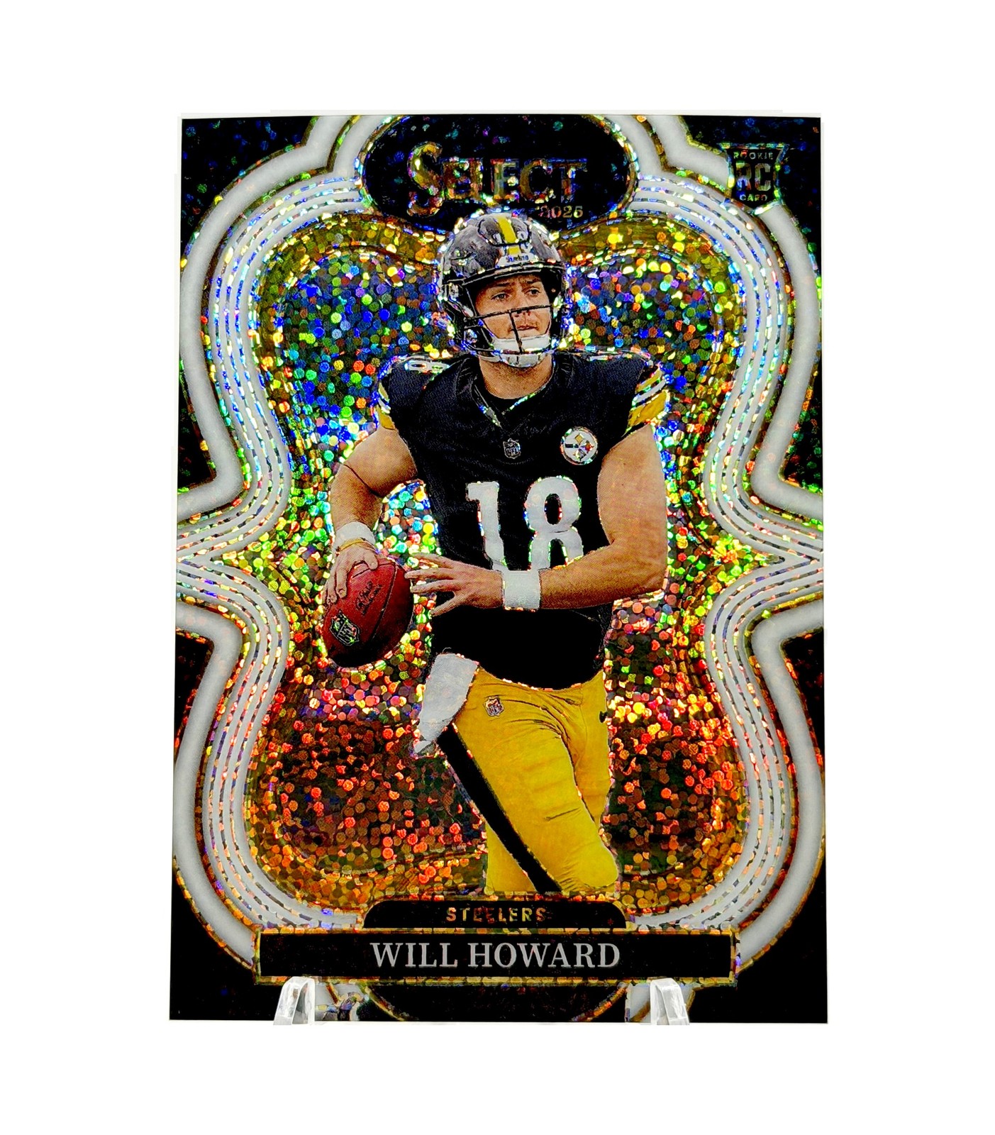 WILL HOWARD 2025 Panini Select Rookie White Sparkle #352 Steelers SSP Suite RC