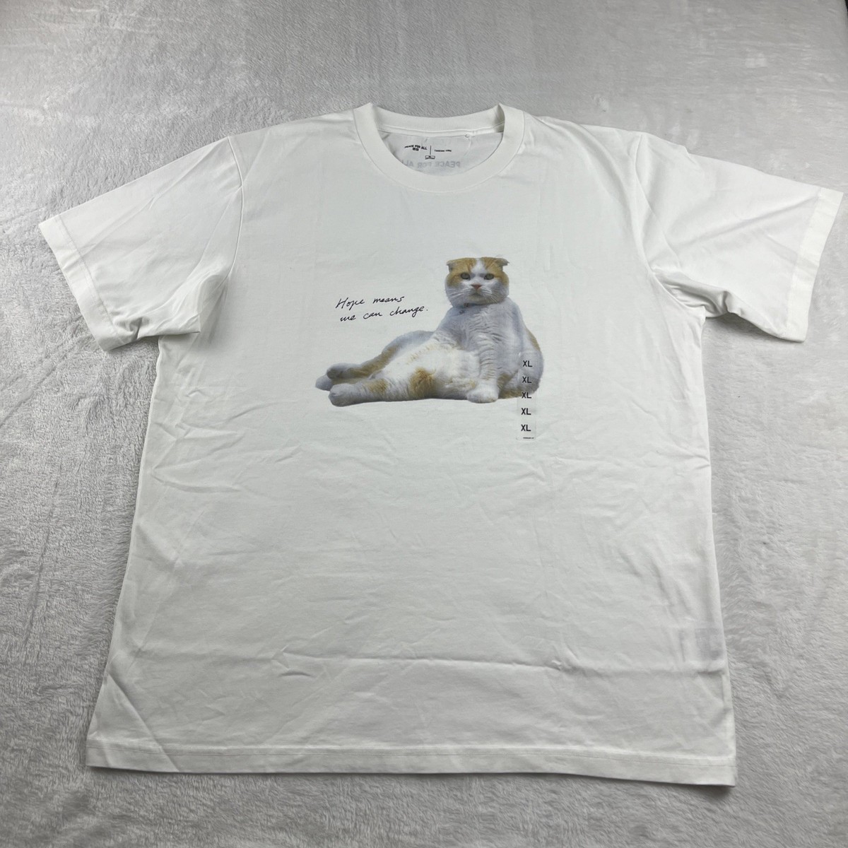 Uniqlo Peace for All Collection Cat Shirt Size XLarge by Takeshi