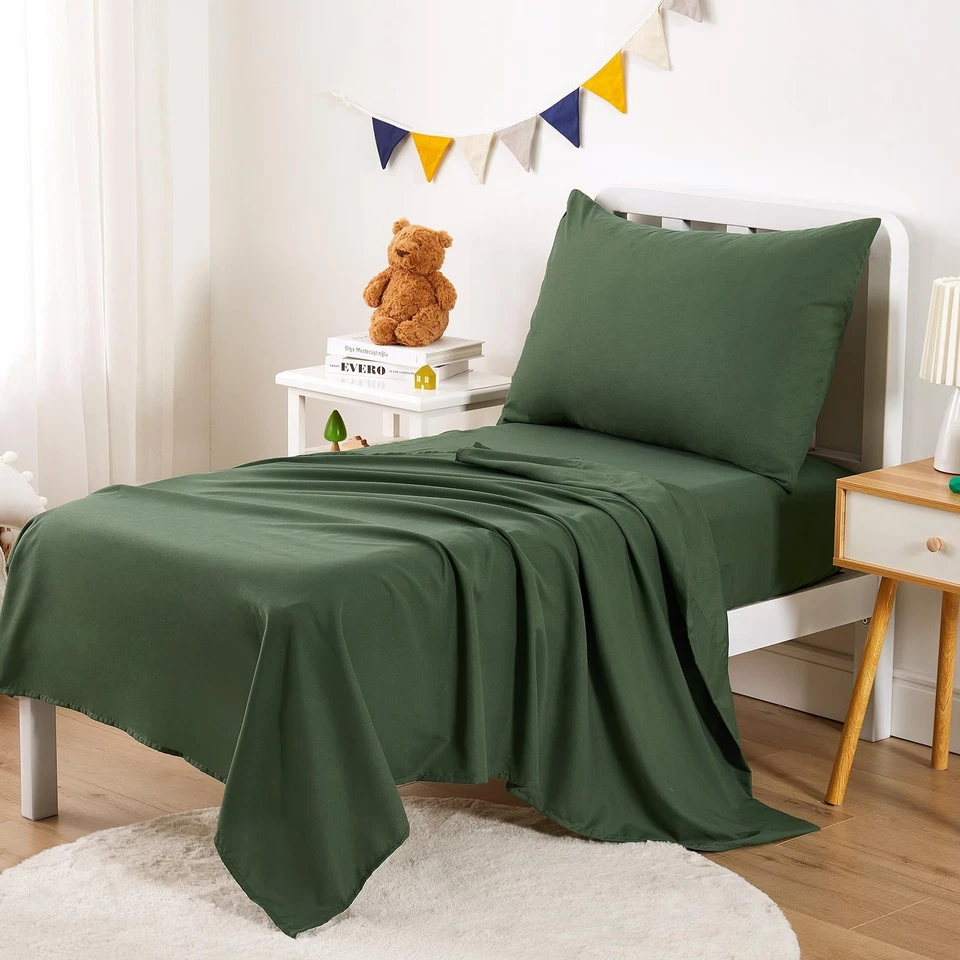 - Juego de Cama para Niños Niñas, Juego de Cama Cuna Suave 4 Piezas Incluye Edredón,... Foto 4 de 4