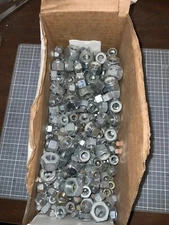 Hardware: Assorted Sizes / types LOCKNUTS 6.5pound lot