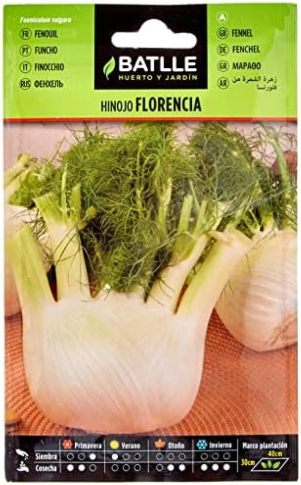 Batlle Vegetable Seeds - Tuber Fennel Florence (2000 semi)
