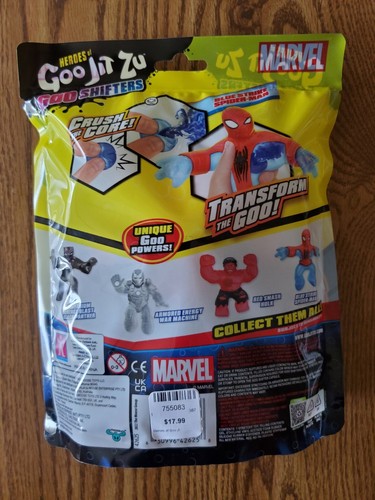 Heroes of Goo Jit Zu Goo Shifters Marvel Spider-Man Blue Strike Hero Pack - Bild 2 von 2