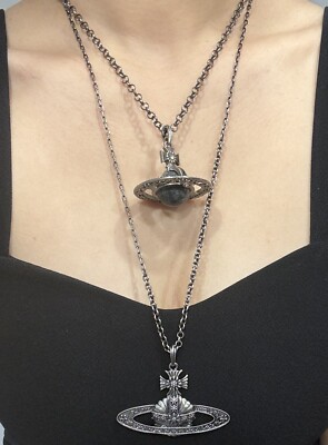 Vivienne Westwood Big Vintage Style Floral Punk Pendant