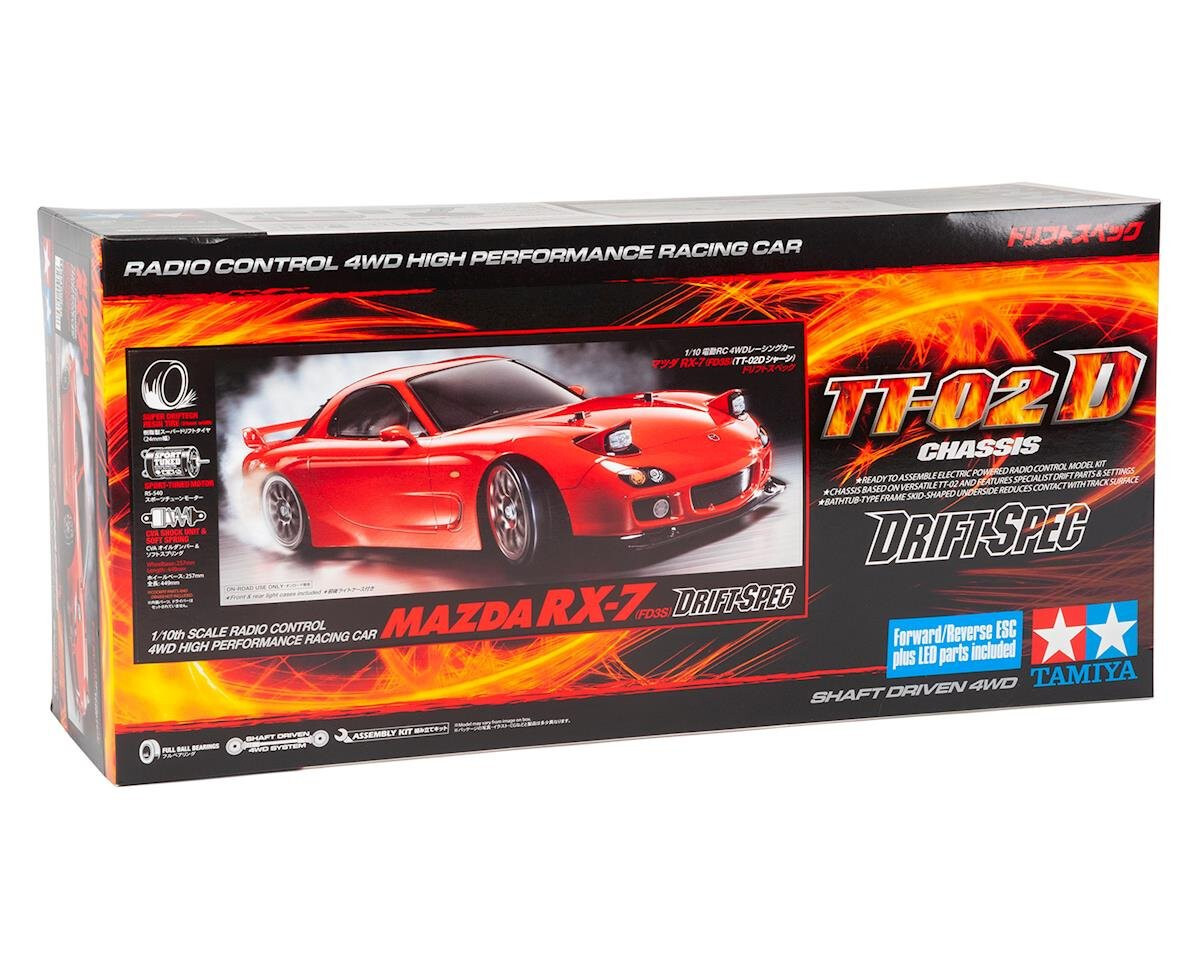 Tamiya 1/10 RC MAZDA RX-7 Drift Spec (FD3S) TT02D KIT #TAM58648