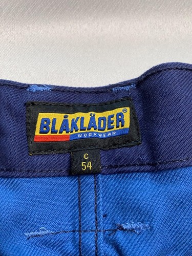 BlakLader Workwear Mens 54 C Carpenter Blue Pants Pockets Work Construction Job - Picture 3 of 10