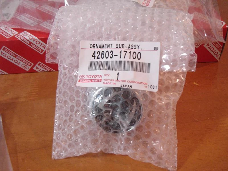 Tapa central de rueda genuina OEM JDM Japón TOYOTA MR-2 Roadster Spyder ZZW30 Foto 4 de 4