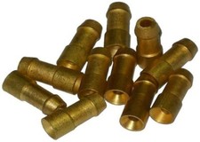 Uninsulated Brass Bullet Connectors 4.7mm Lucas Type Electrical Terminals Crimp