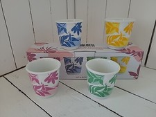 Image of 4 Bialetti Romantic Wild Moka Porcelain Espresso Cups Shot 60ml Coffee Cup