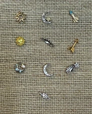 Authentic Origami Owl Sun Moon Stars Arrows Lightning Bolt Charms NEW