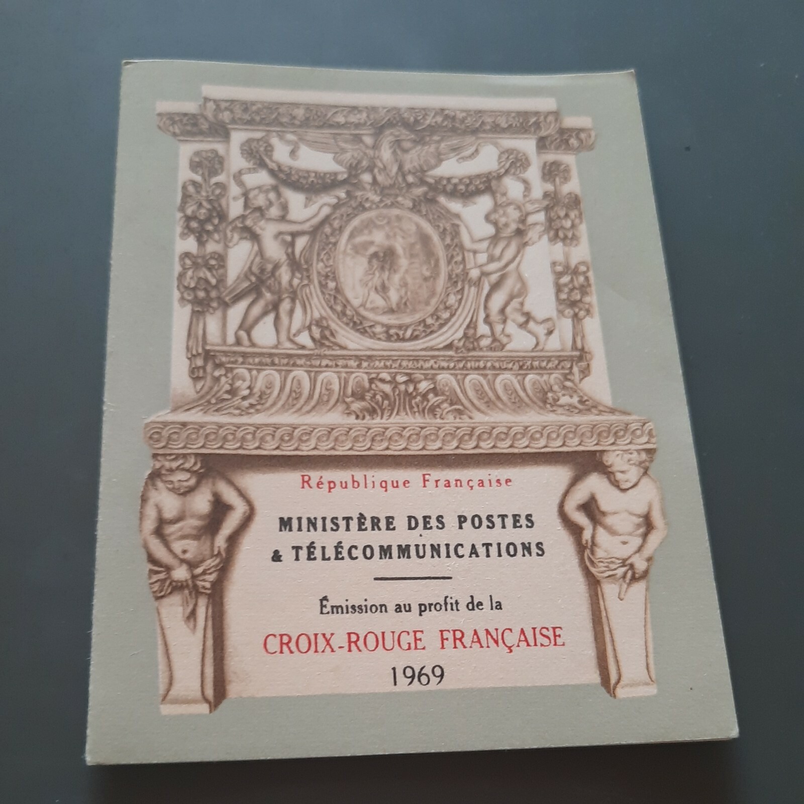 Notebook Cross Red New X Year 1969 Superb-image