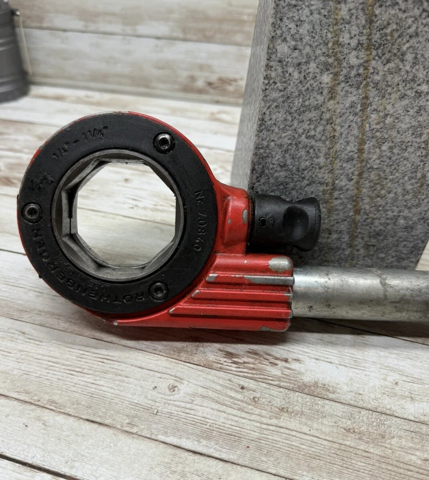 PIPE THREADER ROTHENBERGER DROP HEAD PIPE THREADER (TOOL ONLY) - Image 4 of 4