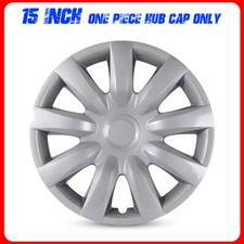 15" Silver 1pc Snap-On Replacement Wheel Cover Hubcap FOR 2002-2006 Toyota Camry