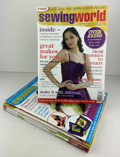 Sewingworld Magazine 2008/2009 Bundle X6, Advice, Tips Patterns Inspiration, VGC
