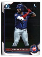 2022 Bowman #BCP-124 Ronnier Quintero Chrome Prospects
