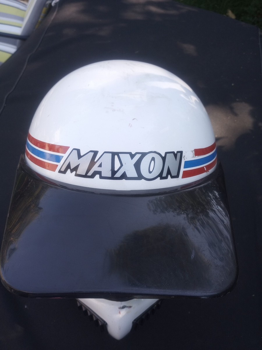 Vintage Maxon Ram Air Helmet Motocross Motorcycle Small Read