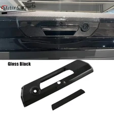 Gloss Black Rear Tailgate Door Handle Cover Trim Decoration For Ford F150 21-24