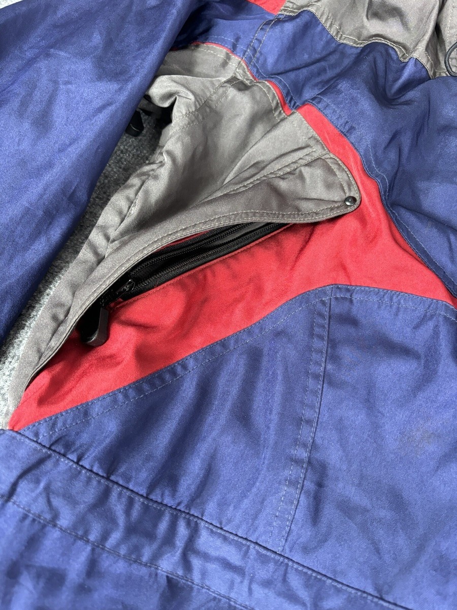 Vintage North Face TNFX Ski Jacket Mens Large Blue Red With