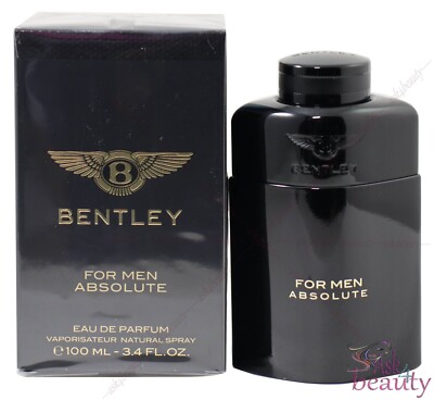 Bentley For Men Absolute by Bentley 3.4/3.3 Edp Spray New In Box