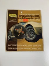 NOS NOC Chroma Graphics mag medallions, wheel center cap stickers Ford Mustang