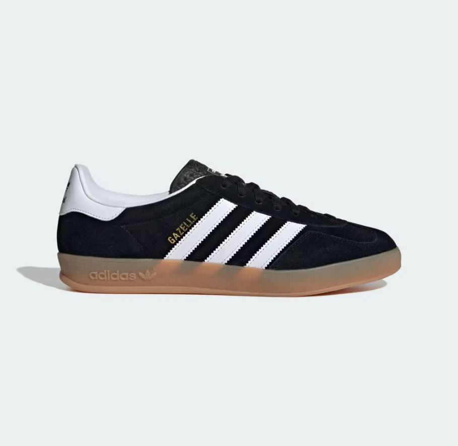 Adidas Originals Gazelle Indoor Core Black Cloud White Gum Adidas Originals Gazelle Indoor Core Black Cloud White Gum