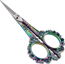 Embroidery Scissors - 4.5In Cute Vintage European Style Sewing Plum Blossom Sta