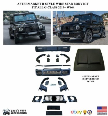 Widestar brabus style kit bumpers B-style G63 2019 to 2024 G550 G500 Amg W464
