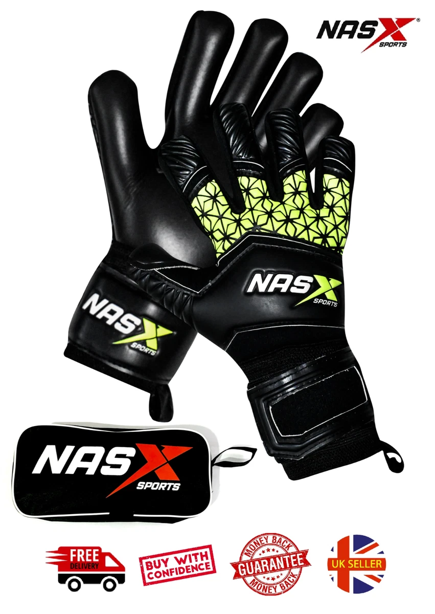 Football Goalkeeper Goalie Soccer Gloves Adult Kids Carry Bag 5 6