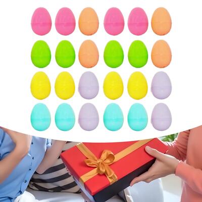 24 Stück leere Ostereier für Ostern Mottoparty Gastgeschenk Klassenzimmer Belohnungen