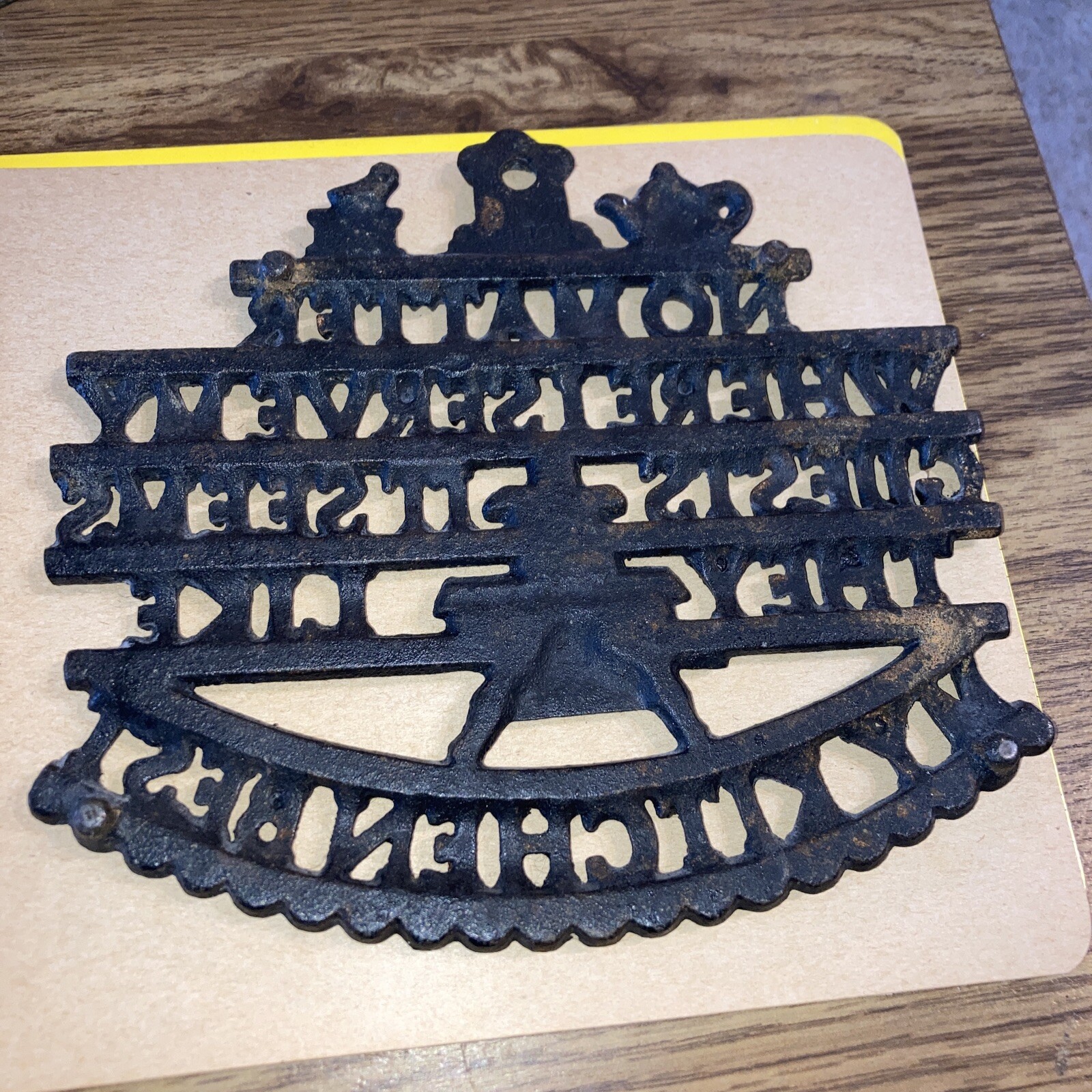 Vintage Wilton Cast Iron Trivet. No Matter where I serve My Guests