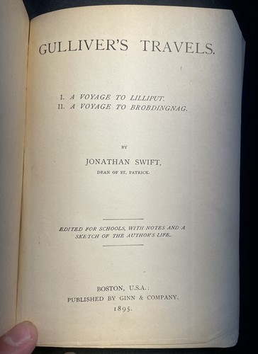Gulliver's Travels Classics For Children published by Ginn & Company 1895 - Picture 5 of 9