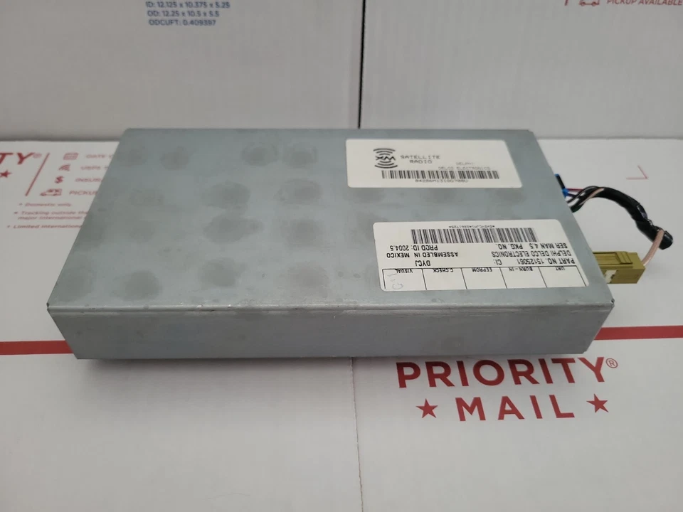 Módulo receptor de radio control por satélite Buick Rendezvous 2004 15125061 OEM Foto 2 de 4