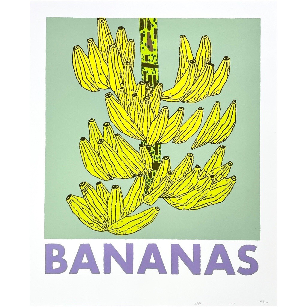 Jonas Wood - Bananas (2021, Signed/Numbered) | eBay