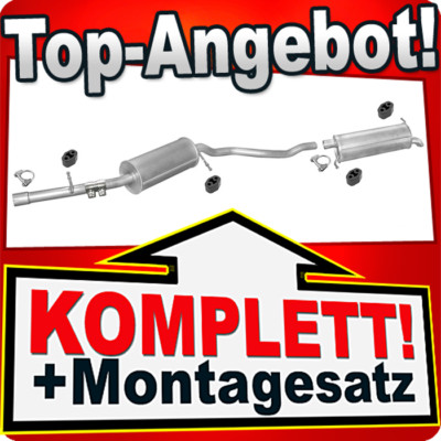 Auspuff für FORD GALAXY I 2.0 116PS 1994-1995 Auspuffanlage