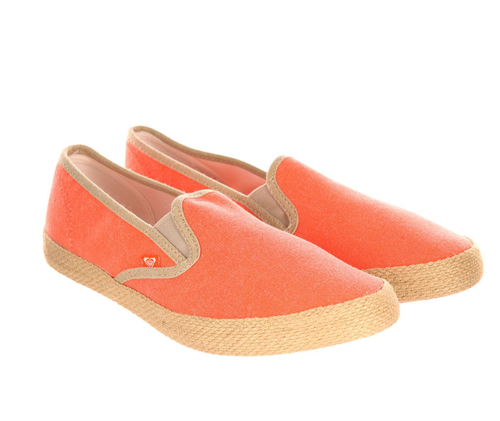 Roxy - 8.5(US) - NEW Gorgeous Women's Redondo Jute Shoe Flat - Tangerine - NIB - Picture 8 of 11