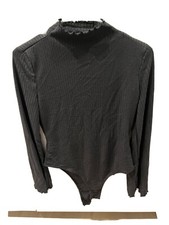 Black bodysuit long sleeve