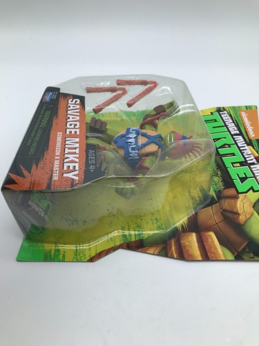 Teenage Mutant Ninja Turtles TMNT Action Figure Savage Mikey NICE - Picture 7 of 7
