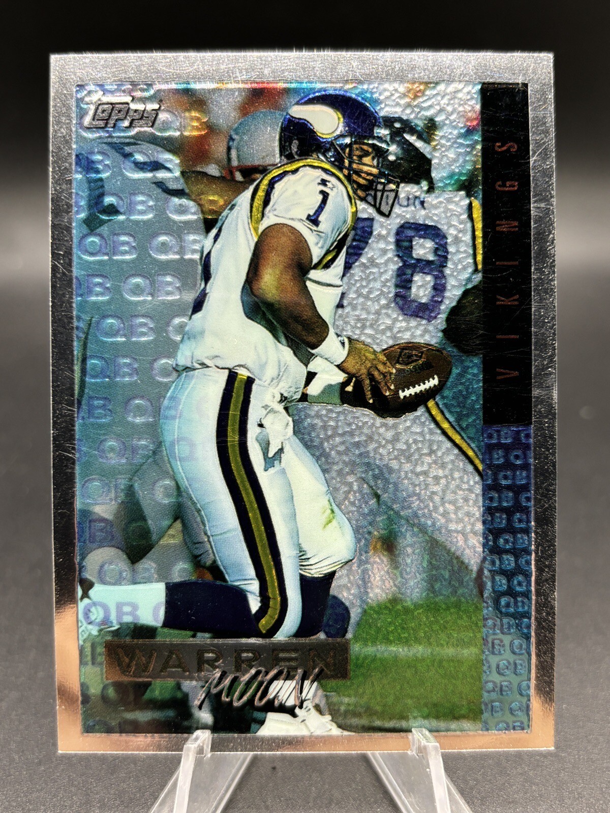 1995 Topps Finest Mystery #NNO Warren Moon Minnesota Vikings